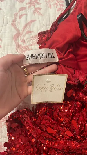 Sherri Hill Dress Homecoming Red thumbnail 2