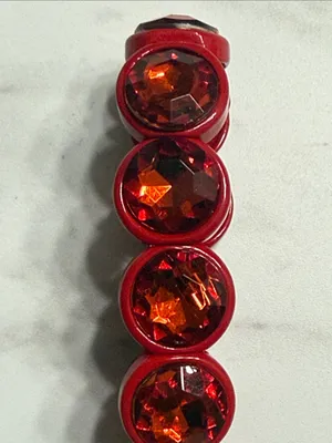 Unbranded Red Rhinestone Stretch Bracelet Fashion Jewelry New thumbnail 4