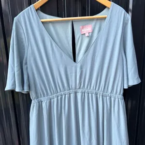 Show Me Your Mumu Emily Empire Waist Maxi Dress XL Blue Bridesmaid Wedding Guest thumbnail 3