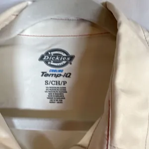Dickies Women’s Cooling Utility Shirt Temp-iQ Long Sleeve Small Beige Snap NWT thumbnail 8