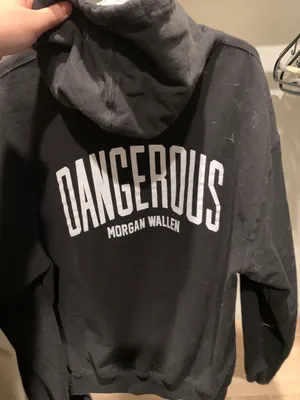 Morgan Wallen Hoodie Black Size L thumbnail 2