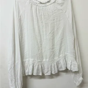 Kimchi Blue White Ruffled Blouse thumbnail 7