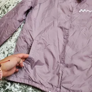 Vans Purple Snap Button Windbreaker‎ Jacket thumbnail 3