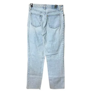 Abercrombie & Fitch The 90’s Straight ultra High Rise light wash 29/8L #760 thumbnail 6