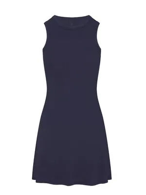 Skims Cotton Rib Tank Dress Navy thumbnail 6