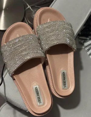 Steve Madden sandals or rhinestones size 8 thumbnail 1