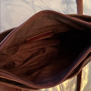 Etienne Aigner Rich Brown Leather Shoulder Bag thumbnail 4