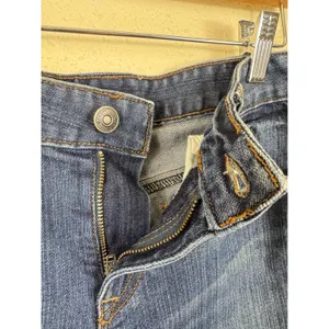 Ann Taylor Loft Womens‎ Size 6 Original Medium Wash Raw Hem Denim Jean Shorts thumbnail 3