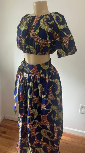 Skirt And Top Blue Size XL thumbnail 2