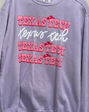 Comfort Colors Texas Tech Sweatshirt thumbnail 4