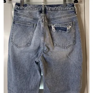 PacSun Womens 25 Blue Mom Jean‎ Thrashed High Waisted Straight Leg Denim Preppy thumbnail 5
