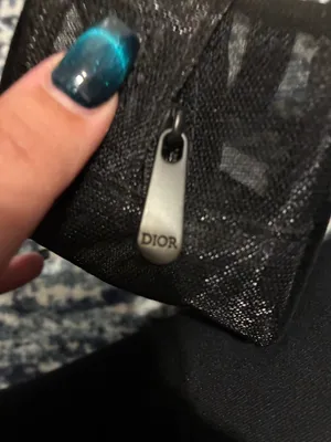 Christian Dior Black Tote Bag and Makeup Bag thumbnail 5