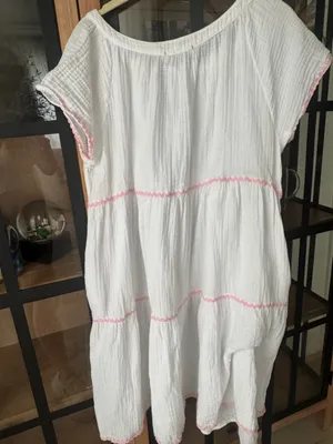Tuckernuck Stark X muslin coverup dress gauzy cotton swimsuit pool beach short sleeve thumbnail 3