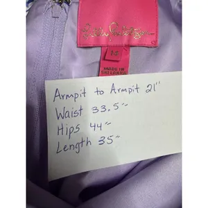 Lilly Pulitzer Trunks in the Air Ronnie Dress 14 Coastal Preppy Resort Purple thumbnail 9