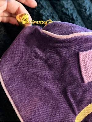 Victorias Secret Purple & Pink Heart Accent Women's Tote Bag thumbnail 4