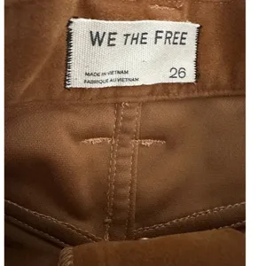 Free People We the Free Tipi Vegan Suede Shorts Dark Honey size 26 thumbnail 10