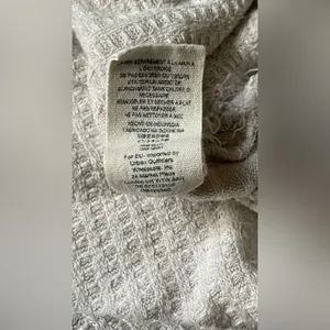 Free People Ivory Textured Knit Top thumbnail 6