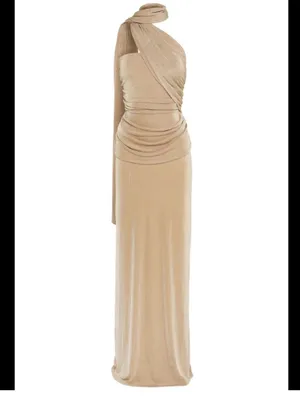 Tojha Iesha Maxi Dress in Champagne Beige AU10/US6 thumbnail 5