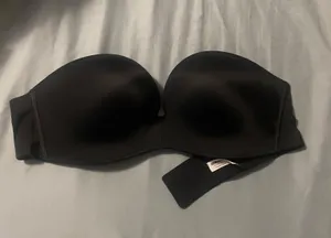 Black Strapless Bra Size 38 D thumbnail 1