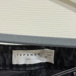 Topshop Alien Rhinestone Mom Straight leg Jeans Black Grunge Emo Street Unique thumbnail 4