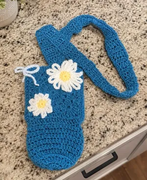 Handmade Stanley Cup Crochet Bag Water Carrier Purse 40oz size - Purse only! thumbnail 1