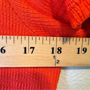 Torrid Orange Knit Short Sleeve Mini Dress Womens 1X Summer Beachy Casual Basic thumbnail 9