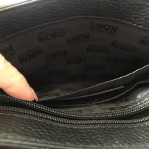 Michael Kors Black Shoulder Bag with Gold Accents thumbnail 12