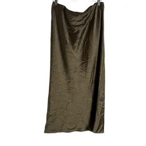Ripe Lexie Gold Satin Slip Pull On Midi Skirt Maternity Size Large thumbnail 11