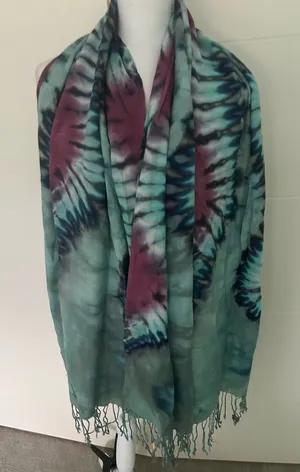 Detroit Dye House Brightly Twisted scarf thumbnail 1