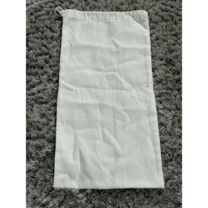Single Salvatore Ferragamo Off White Canvas Storage Dustbag Cover 16x8 thumbnail 3