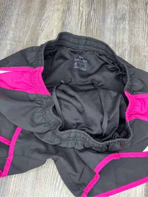 Nike Women’s Black Pink Dri FIT Lined Lightweight Workout Running Shorts Small thumbnail 3