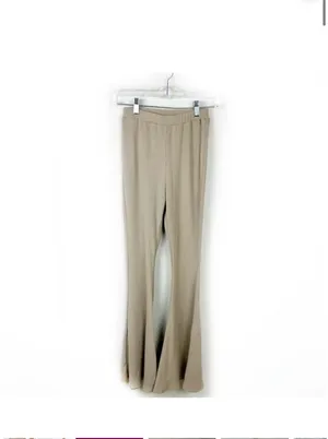 Princess Polly Rib Trousers Motel Obeli Cream thumbnail 3