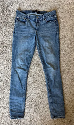 Express Skinny Jeans in Medium Blue wash / J35 thumbnail 1