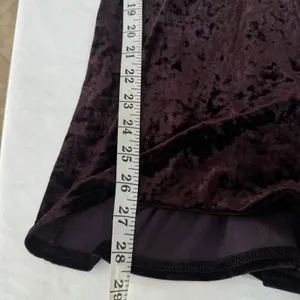 American Eagle Romper Small Velvet Y2k 90's Festival Gothic Punk Rock Whimsigoth thumbnail 14