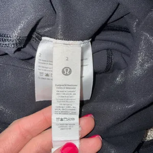 Lululemon Align High Rise Tight 28 Foil Black‎ Radiate Foil Print LW5FG6S Size 2 thumbnail 3