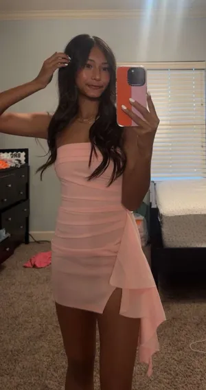 Lucy in the Sky Mini Dress Pink thumbnail 1