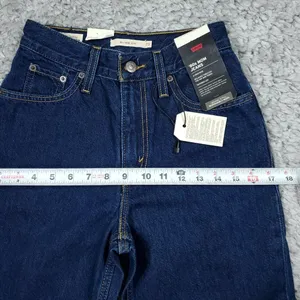Levi’s Premium 80's Mom Jeans High Rise Tapered Dark Wash Blue Size 23 x 28 thumbnail 11