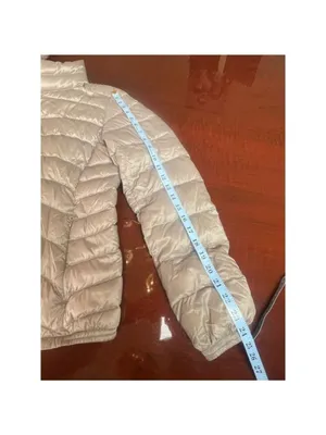 Uniqlo Ultra Light Down Packable Puffer Jacket Greige Champagne L Quiet Luxury thumbnail 10