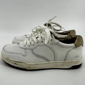 Madewell Court Leather Sneakers Cloudlift Lace Up Low Top Ivory Multi W6.5 M5 thumbnail 4