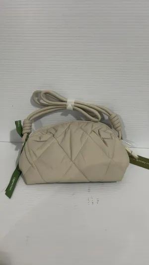 Vera Bradley Beige Quilted Crossbody Bag Small thumbnail 2