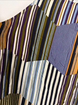 entro Striped Swing Cami Dress | Boho Cottagecore Summer large thumbnail 4