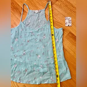 Pink Republic Floral Mint Green Women's Sleeveless Tank Top Adjustable Strap XL thumbnail 8