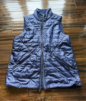New Balance Navy Zip-up Vest thumbnail 1