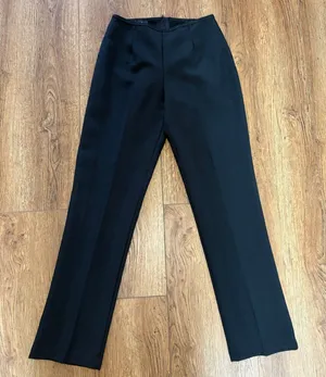 VTG I.N. San Francisco Black High Waisted Dress Pants Trousers Size 7 USA Career thumbnail 1