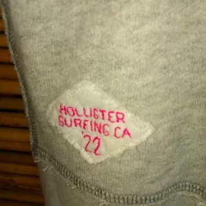 Hollister S Surf Pink Gray Hoodie Top thumbnail 3