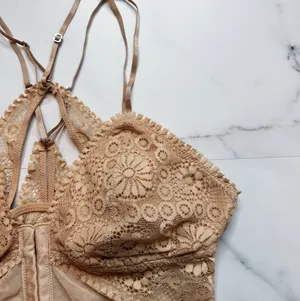 Aerie Joy Lace Padded Longline Bralette thumbnail 4