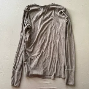 The Slim Skirt Ribbed Henley Top thumbnail 2