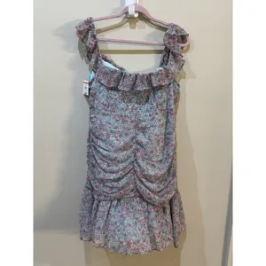 Anthropologie ASTR Dress‎ Ruffle Sleeves & Hem Floral Fitted Women Size XL thumbnail 3