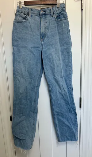 Abercrombie High-Rise 90s Straight Curve Love thumbnail 1