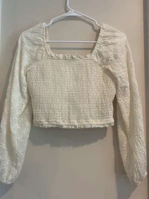 American Eagle Puff Sleeve Top thumbnail 2